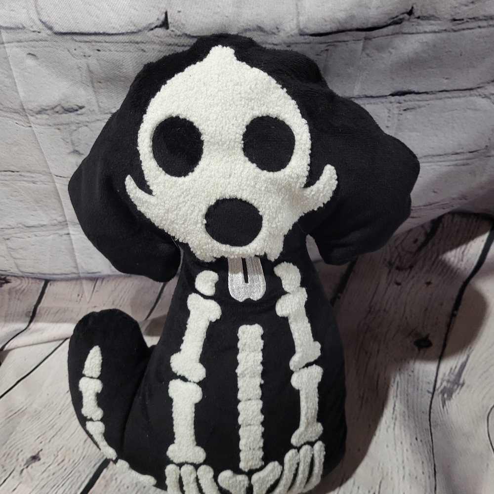 Skeleton Dog Pillow - Picture 2 of 3